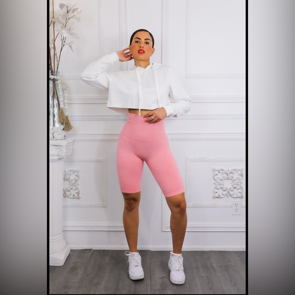 Surelymine Fit hooded cropped sweater